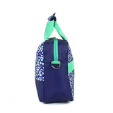 Cloe Toiletry Bag with Dotted Print in Blue Navy Color