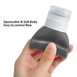 Oursunshine Travel Bottles,Leakproof Silicone Refillable Travel Containers,Squeezable Travel Tube