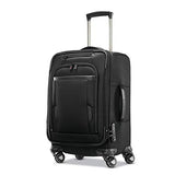 Samsonite Pro Travel Softside Expandable Luggage with Spinner Wheels, Black, Carry-On 21-Inch