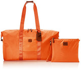 Bric's Luggage BXG30202 22 Inch Folding Duffel and Crossbody Bag, Orange Melon, One Size