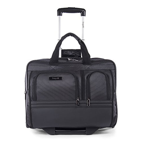 Bugatti Harry Business Case on Wheels, Nylon, Black