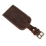 Genuine Leather Luggage Bag Tags Travel Id Bag Tag Airlines Baggage Suitcase Labels
