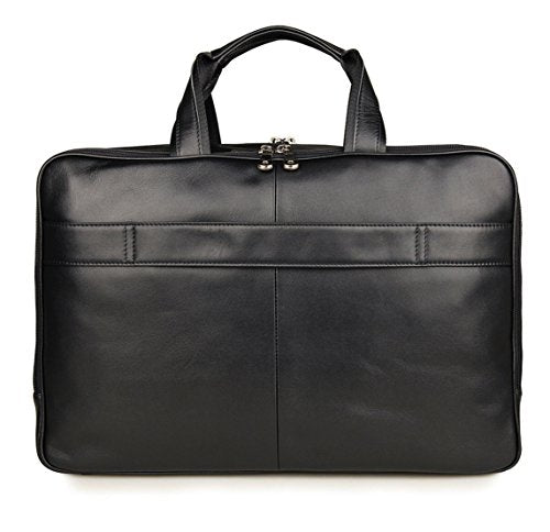 Shop Men Vintage Black Genuine Leather Briefc – Luggage Factory