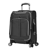 Olympia USA Tuscany 21" Exp. Airline Carry-on (Black)