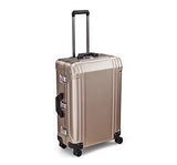 Zero Halliburton Geo Aluminum 3.0 26" 4-Wheel Spinner Travel Suitcase in Bronze