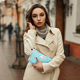 6 Pieces Makeup Bag Toiletry Pouch Waterproof Cosmetic Bag with Zipper Travel Packing Bag 8.7 x 5.3 Inch Small Cosmetic Bag Accessory Organizer for Women and Men (Unicorn Style)