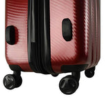 Mia Toro Italy Usini Hardside 24" Spinner, Black