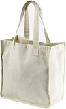 Zuzify Hemp Market Day Tote Bag. Nf1093 Os Natural
