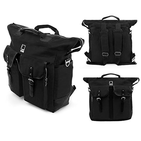 Hybrid Lencca Briefcase Carrying Bag Backpack For Apple Ipad / 9.7 Pro / Macbook / Surface Pro /