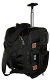 Boardingblue Rolling Personal Item America, Britis Airways, Frontier Spirit Jetblue (Black)