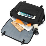 Gonex Multifunctional Shoulder Bag Commute and Travel, Black