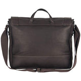 Kenneth Cole Reaction Colombian Leather Single Compartment Flapover Messenger Bag, Brown