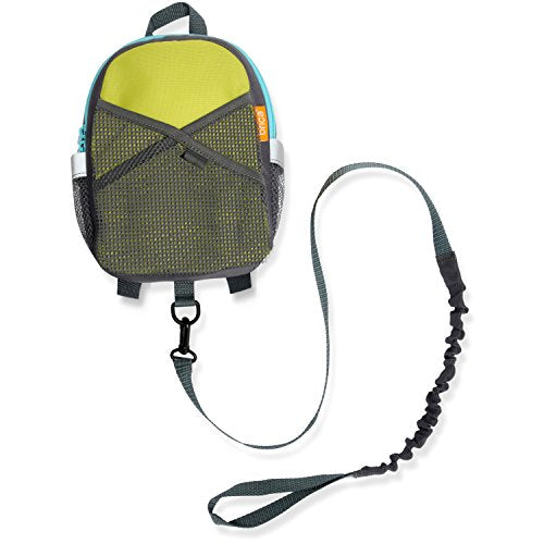 BricaBy-My-Side Safety Harness Backpack, Green/Blue