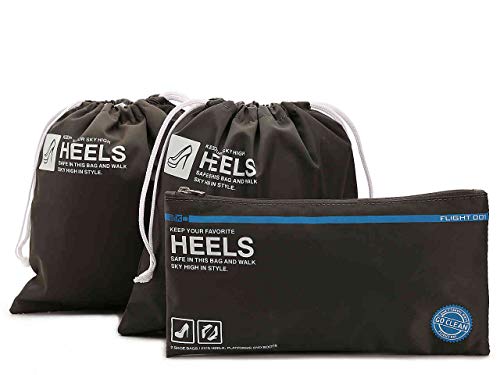 Cyber Monday Deals Go Clean Flight 001 heels shoe bag travel grey