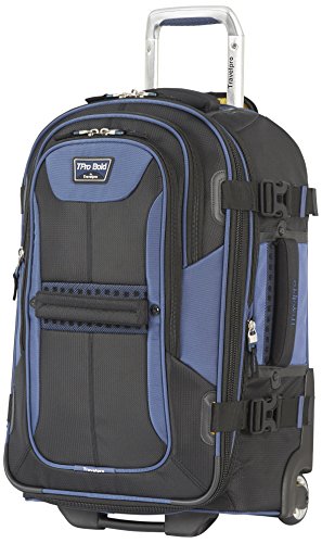 Travelpro Tpro Bold 2.0 22 Inch Expandable Rollaboard, Black/Navy, One Size