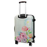World Traveler Bloom 3-Piece Lightweight Luggage Set, Flower