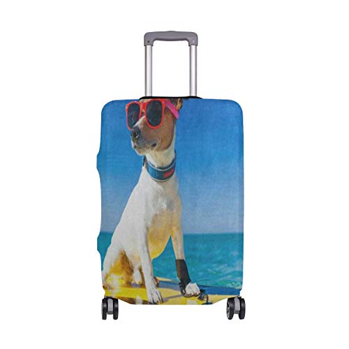 Shop Suitcase Cover Cool Dog Surfing On Surfb – Luggage Factory
