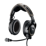 Bose A20 Aviation Headset With Bluetooth Dual Plug Cable, Black