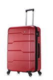 DUKAP Luggage Rodez Lightweight Hardside Spinner 28'' inches Red