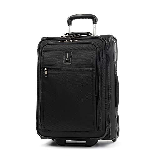 Travelpro Crew Expert Max Carry-on Expandable Rollaboard, Jet Black