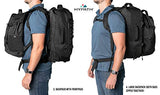 Hypath 2-In-1 Convertible Travel Bag - Use As A Backpack With Wheels, Wheeled Carry On, Duffle,