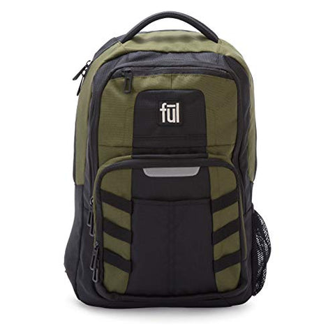Ful 18" Stinger Laptop Backpack-Olive