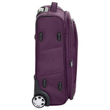 Amazonbasics Premium Softside Suitcase 2-Piece Set - 22/26-Inch, Purple