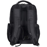 Kenneth Cole Reaction Polyester Triple Compartment 17" Laptop Business Backpack with Techni-Cole