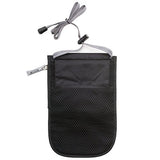 Aqua Quest CONTINENTAL Black Waterproof Travel Document Organizer Bag holds Passport, Money,