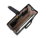 Bellino Lawyer'S Leather Laptop Case Briefcase, Black