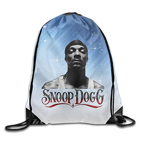 GBMVN Hip Hop Rap Snoop Dogg Unisex Drawstring Gym Sack Sport Bag