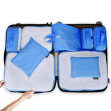 G4Free 9 Set Packing Cubes - Water Resistant Mesh Travel Luggage Accessories Packing Organizer with