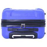 Travelers Club Camden Hardside Spinner Luggage, Blue, 2-Piece Set (20/28)