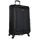 Aimee Kestenberg Women'S 28” Jacquard Python Printed Polyester Expandable 4-Wheel Checked