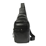 Tidog New Fashion Leather Tide Casual Chest Bag