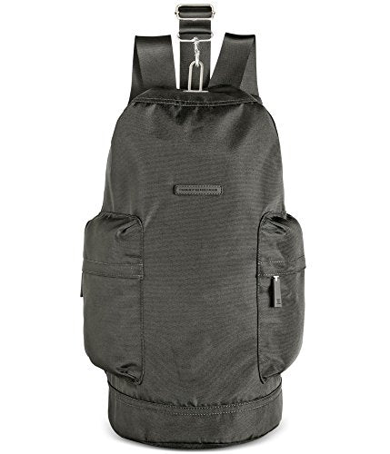 Tommy Hilfiger Women's Alexander Nylon Barrel Bag, black