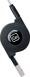 Design Go Lightning Retractable Cable (Apple Certified), Black