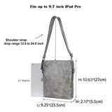 Banuce Mens Small Leather Messenger Bag 9.7 Inch iPad Business Corss Body Shoulder Satchel Purse