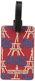 American Tourister City Luggage Tag Travel Accessory, Paris
