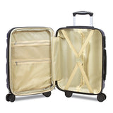 Dejuno Emerson 3-Piece Hardside Expandable Spinner Luggage Set, Navy