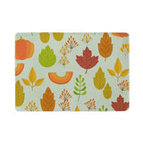 Passport Holder Autumn Leaves Pattern Passport Cover Case Wallet Card Storage Organizer for Men
