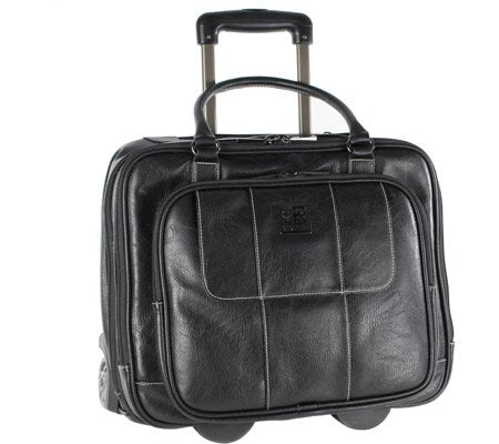 Kenneth Cole Reaction Casual Fling Computer Overnighter Travel Totes, Black