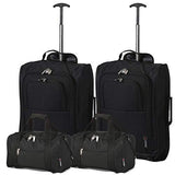 UCouple Hand Luggage Set 22x14x9 Airline Approved by Delta United Southwest | Men & Women CarryOn |