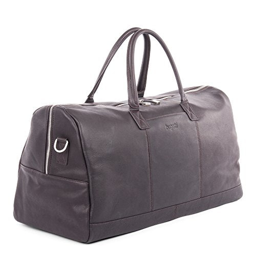 Bugatti Sartoria Duffle Bag, Top Grain Leather, Brown
