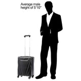 Travelpro Maxlite 5 International Carry-On Spinner Hardside Luggage, Black