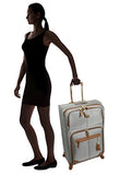 Steve Madden Luggage 3 Piece Softside Spinner Suitcase Set Collection (One Size, Harlo Gray)