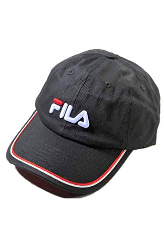 FILA Cotton Twill Cap-BLACK_O/S