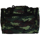 World Traveler Camouflage 22-Inch Travel Duffle Bag, Green Camo