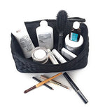Black Cosmetic Bag by Models-on-the-Go Large Size