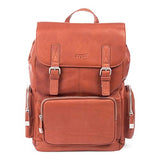 Bugatti Sartoria Top Grain Leather Backpack, Leather, Cognac